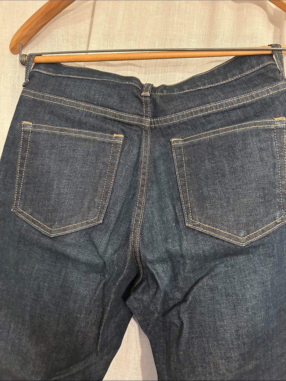 Everlane Dark Blue Bootcut Jeans - Picture 3 of 4